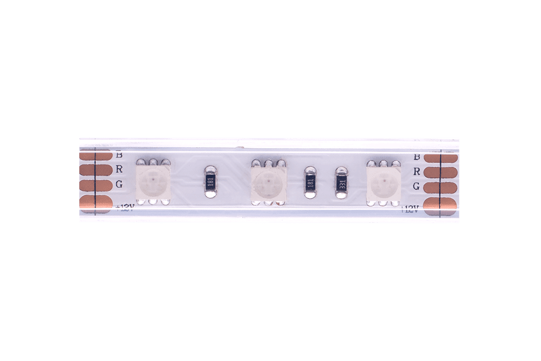 Лента светодиодная LUX5050 60LED/м 14,4Вт/м 12В IP65 Цвет:RGB (K) (1метр) SWG